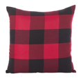 thumbnail image 1 of SARO 9025P.R20S 20 in. Square Buffalo Check Plaid Design Cotton Down Filled Throw Pillow  Red, 1 of 1