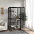 thumbnail image 2 of PawHut Cage pour Chat de 33 Po L à Plusieurs Niveaux pour l'Extérieur avec Housse Résistante aux UV et à l'Eau, 2 of 10