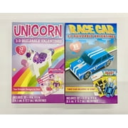 Valentine 3-D Buildable Valentines, 32 Count