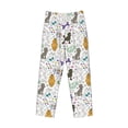 thumbnail image 6 of Uemuo Colorful Poodle Dog Pattern Men's Wide Leg Palazzo Lounge Pants with Pockets Light Weight Loose Comfy Casual Pajama Pants-X-Large, 6 of 9