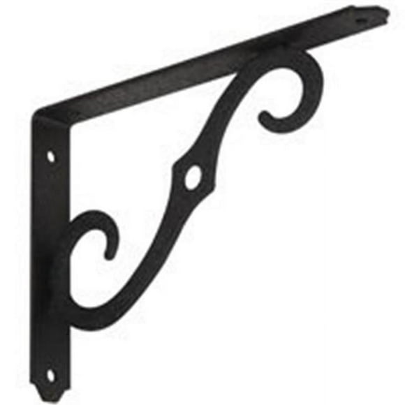 Stanley Hardware 229427 Support d'Étagère Déco 8 x 5.5 Po. Noir