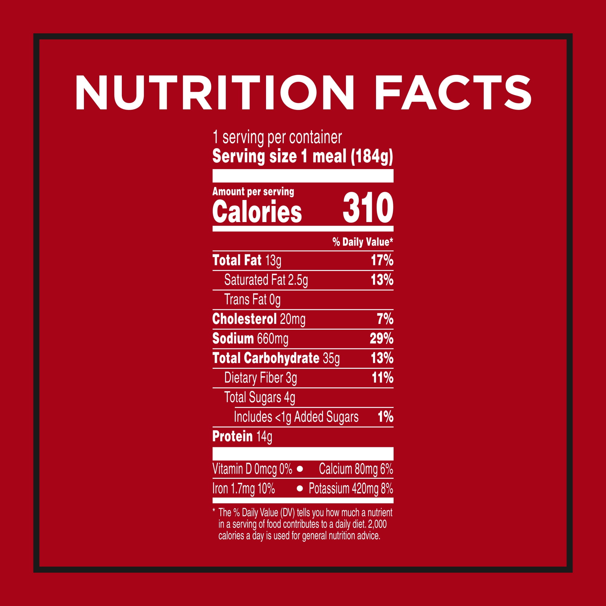 Banquet Chicken Fingers With Mac & Cheese, 14g Protein, Frozen Meal, 6.5 oz.
