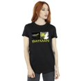 thumbnail image 2 of DC Comics Womens The Flash Batman Future To Past Cotton Boyfriend T-Shirt, 2 of 4