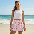 thumbnail image 3 of KUIFORTIStrawberry Women Tennis Golf Skirt with Pockets Elastic Women's High Waisted Athletic Golf Skorts Skirts Pleated Fashion Summer Clothes for Women Athletic Dressy Casual, 3 of 7