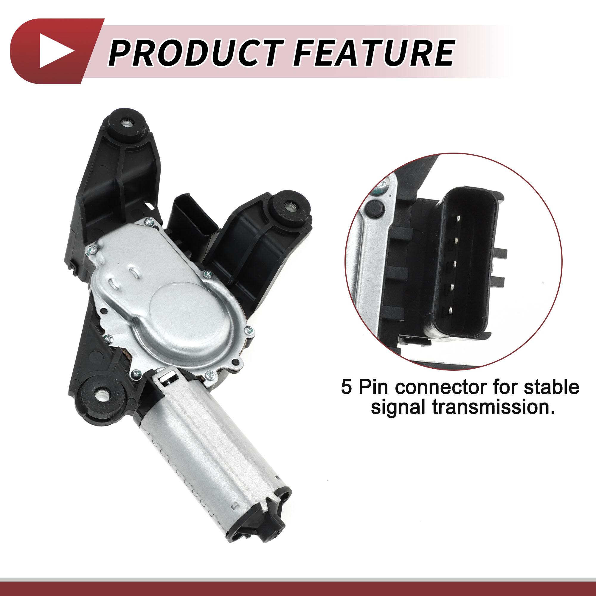 Unique Bargains Windshield Wiper Motor for Jeep Liberty 2008-2012 Rear Replacement
