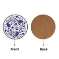 thumbnail image 2 of Xecao Blue And White Porcelain Pattern for MDF Cork Coaster 4 Pcs,Drink Coasters,Suit for House Warming Gifts New Home ,Coffee Table Decor-Round Shape, 2 of 7