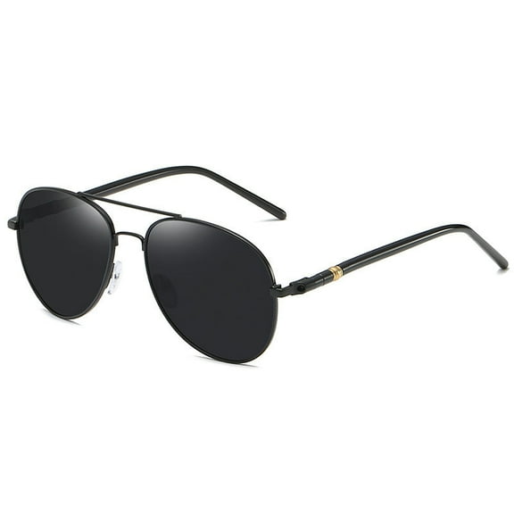 Polarized Sunglasses for Men, Metal Frame Vintage Style UV400 Protection, TAC Lenses