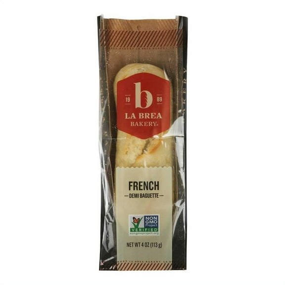 Labrea Bakery French Demi Bread Baguette, 4 Ounce - 48 per case.