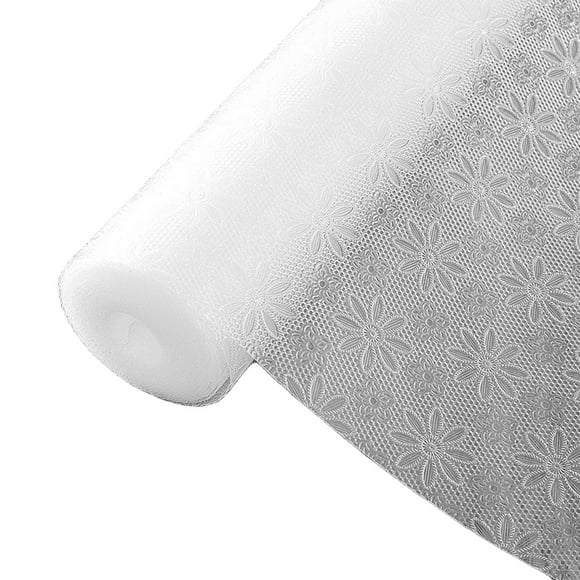 TopLLC Kitchen Accessories,Home And Kitchen, Shelf Liner Non-Slip Shelf Liners For Kitchen Cabinets Cabinet Liner EVA Washable Refrigerator Drawers Mat For Shelves Pantry 11.8x118in Shelf Liner