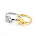 thumbnail image 4 of 18K Gold Plated Stainless Steel Gold Ring for Women,Delicate Jewelry Gift for Women, 4 of 5