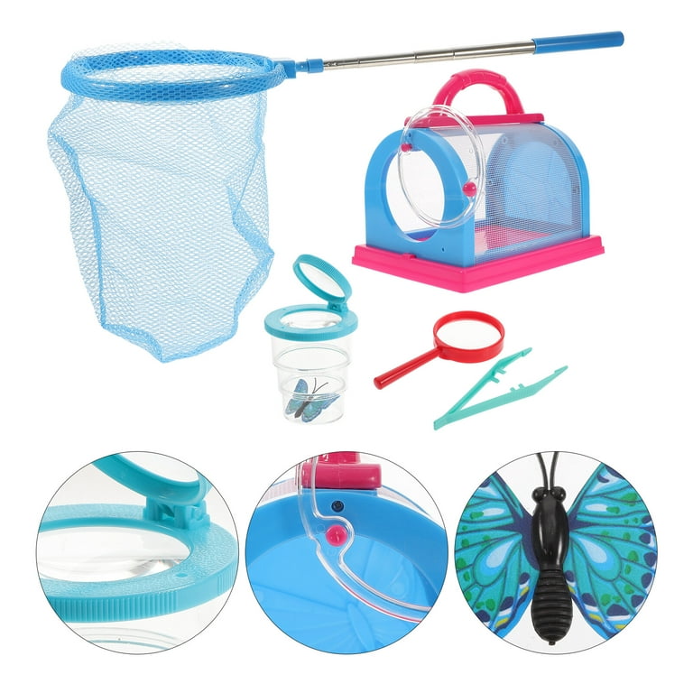 Bug Catcher Kit for Kids, Kids Outdoor Explorer Kit with Bug Collector, Magnifying Glass, Bug Catching Kit Toy for Kids Age 3 4 5 6 7 8, Size