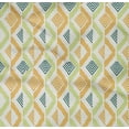 thumbnail image 4 of oneOone Organic Cotton Poplin Twill Fabric Diamond Geometric Print Fabric BTY 42 Inch Wide, 4 of 4