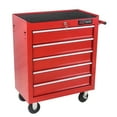 thumbnail image 4 of 5-Drawer Rolling Tool Chest on Wheels, 24-inch Tool Storage Cabinet with Locking System for Garage Workshop Warehouse Repair Shop, Red, 4 of 7