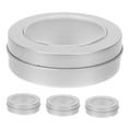 thumbnail image 6 of Hemobllo Set of 4 Round Tin Boxes with Lids, Metal Storage Containers for Cookies, Office Supplies, and Small Items, 6 of 8