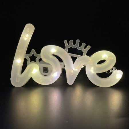 

Yutnsbel LED Letter Light Night Light Valentine s Day Party Decoration Gift Home Bar Decoration Valentine s Day Lights