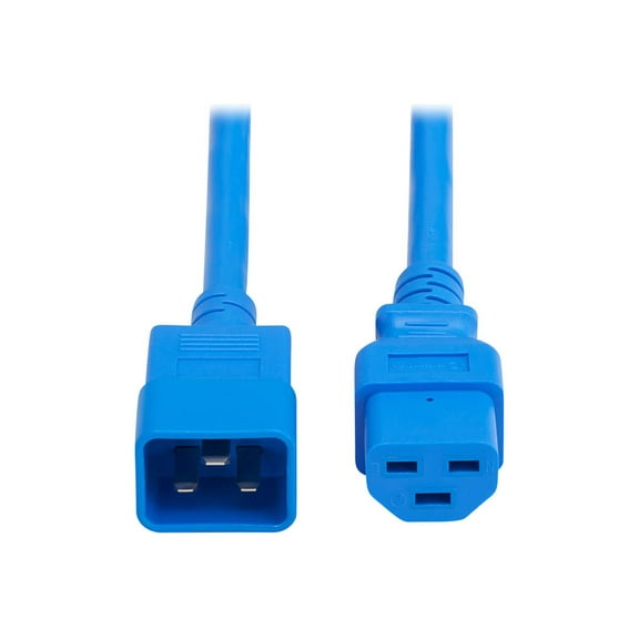 Eaton P035-006-ABL Power Cord - C20 C21 Heavy-Duty 20A, 250V, 12 AWG, 6 ft., Blue