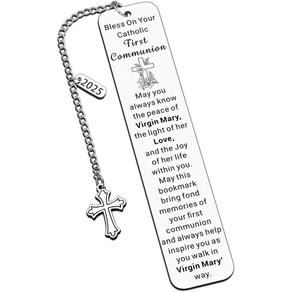 Baptism Christian Gifts for Teen First Communion Gifts for Her Women 1st First Holy Communion Gifts Virgin Mary for Teens ,Confirmation Gifts Easter Basket Stuffers for Teens