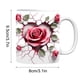 thumbnail image 3 of Regalos para Parejas Día de San Valentín Rosa Roja Familia Taza de Café Regalo para Parejas Día de San Valentín Regalos para Parejas, 3 of 7