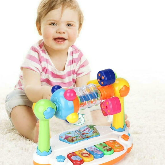 Baby Musical Toys, Musical Educational Learning Baby Play Center Toys For 6 to 12 Months 1 2 3 Year Olds