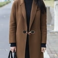 thumbnail image 4 of FELTECHELECTR 2 Pairs Horn Shape Coat Button for Outerwear Multi Vintage Closure Cold Weather Use, 4 of 8