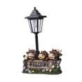 thumbnail image 3 of Estatua de de jardín Figurita de animales solares, adornos divertidos, decorativa, escultura de resina de decoración al aire libre para patio, 3 of 8