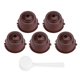 thumbnail image 1 of Juego de Filtros de Cápsulas de Café reutilizables Sincero 5 piezas acero inoxidable marrón, 1 of 10
