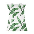 thumbnail image 4 of RXIRUCGD 2025 Vêtements d'Été pour Enfants Robe d'Été à Manches à Volants pour Filles 4-14T, 4 of 7
