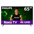 thumbnail image 1 of Pantalla Philips 65 Pulgadas 4K UHD QLED Roku TV 65PQL7636/F8, 1 of 8