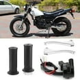 thumbnail image 3 of Twist Throttle Kit, Rubber Throttle Handle Housing Throttle Housing Switch Brake Levers Kit Throttle Cable Kit  For Brake Parts For Motorcycle, 3 of 8