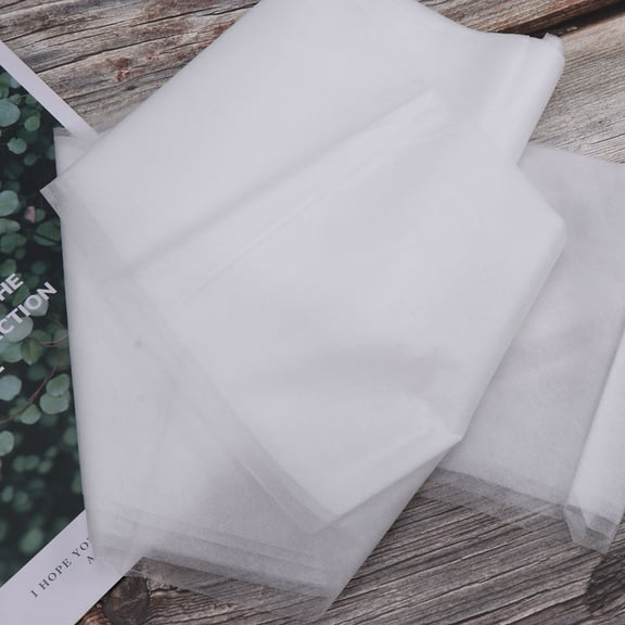 BESTYASH 2Pcs White Disposable Sheet Non Woven Fabric for Travel Use Thin and Clean
