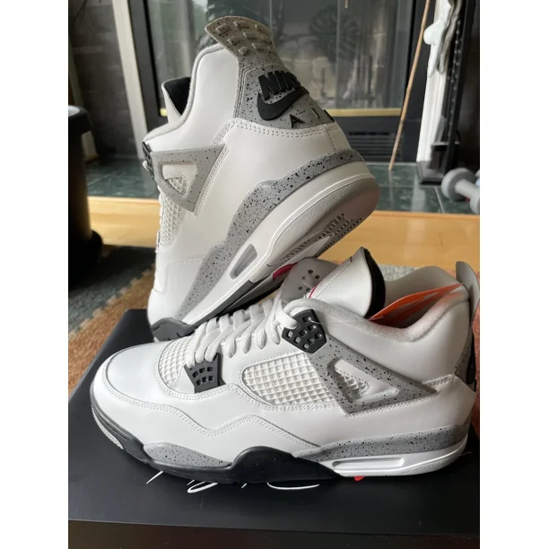 Ni - ke Ni - ke Air Jordan 4 Retro OG 'White Cement' 2025 Mens SZ 13 FV5029-100 IN HAND