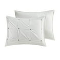 thumbnail image 4 of 3 Piece Comforter Mini Set Full/Queen/White, 4 of 5