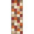 thumbnail image 3 of Unique Loom Autumn Collection Area Rug - Patchwork (2' x 6' 1" Runner Multi/Beige), 3 of 7