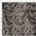 thumbnail image 4 of Soimoi Velvet Fabric Mix Fruits Print Sewing Fabric Yard 58 Inch Wide, 4 of 6