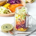 thumbnail image 3 of MesaSe Glass Mug With Handle Lid Drinking Jar Clear Cup for Tea Coffee, 3 of 6