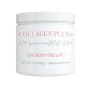 Collagen Plus Hyaluronic Acid MSM CoQ10 C & D, Sugar Free Unflavored Women & Men