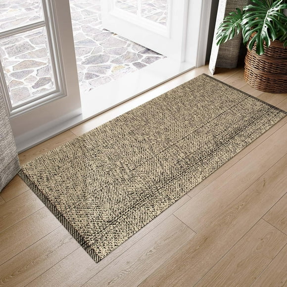 Tapete LEEVAN 60x109 cm Lavable Reversible para Cocina