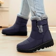 thumbnail image 4 of Women's Snow Boots Stylish Thickened Winter High Top Casual Warm Boots for Outdoor Activities Comfy and with Sole for Comfort, 4 of 5