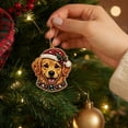 thumbnail image 4 of Lucahom DIY Pearl Art Christmas Ornament Kit for Adults, 10 Pcs Pearl Painting Hanging Ornaments with Dog, Christmas Tree Hanging Decorations for Kids, Xmas Decor, 2.95 in, 1 Set, 4 of 6