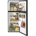 thumbnail image 2 of Haier 9.8 Cu. ft.  Adjustable Shelves Top-Freezer Refrigerator Model HA10TG21SB in Black Color, 2 of 5