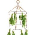 thumbnail image 6 of Plants Drying Rack Multiple Functions Hand Woven Macrame Vegetables Plants Dryer, 6 of 6