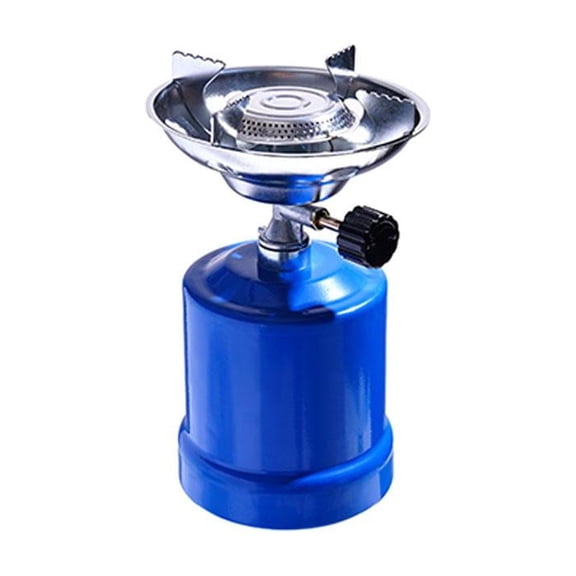Metal Mini Camping Gas Cooker with Separated Burner, Manual Flame Adjustment for Outdoor Use