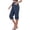 AU22-Dark Blue, variant on Cropped Linen Pants Women Baggy Drawstring High Waisted Knee Length Capri Pants Summer Casual Y2K Boho Beach Capris Sky Blue L