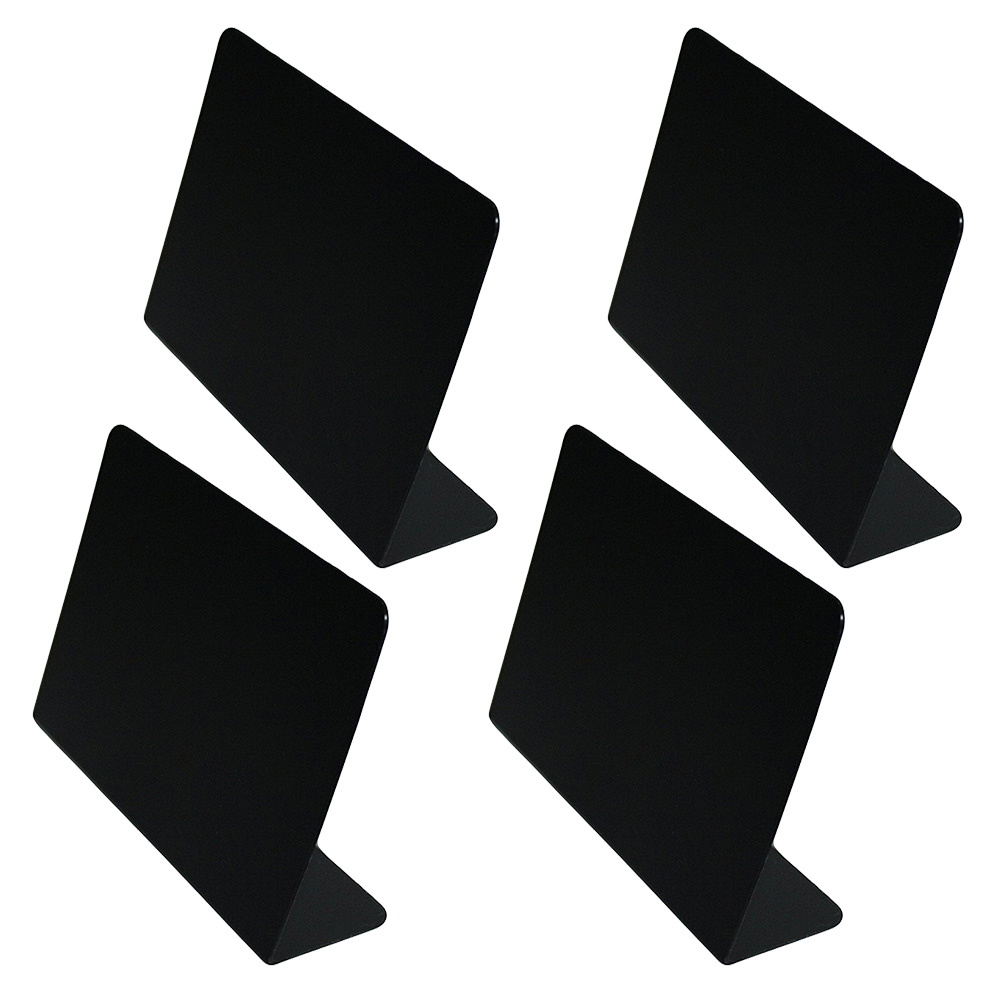 4pcs Acrylic Small Blackboard Desktop Chalkboard Message Display Board