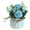 Blue-B, variant on Spring Decor Clearance Qianduo Artificial Flowers Potted Plants Flowers in Pots Decorate Home Bathroom Kitchen Rustic Table Centerpiece Interior Outdoor Decor Purple