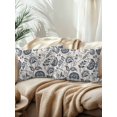 thumbnail image 2 of Outdoor Throw Pillow Set of 2, Vintage Spring Floral Waterproof Pillow with Insert Included, Retro Farmhouse Summer Botanical Decorative Accent Cushion Lumbar Pillows for Patio Porch, 12 x 20 In, 2 of 8