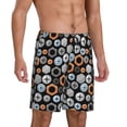 thumbnail image 2 of Kdxio Colorful Screws Print Mens Sleep Shorts Bottoms Soft Comfy Pajama Wear Pants with Drawstring Pockets, 2 of 7
