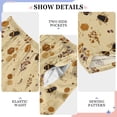thumbnail image 4 of Kids' Pajama Pants Soft Relaxed Fit Sleep Pants Lounge Pants with Pockets Bees and Flowers Pattern Medium, 4 of 9