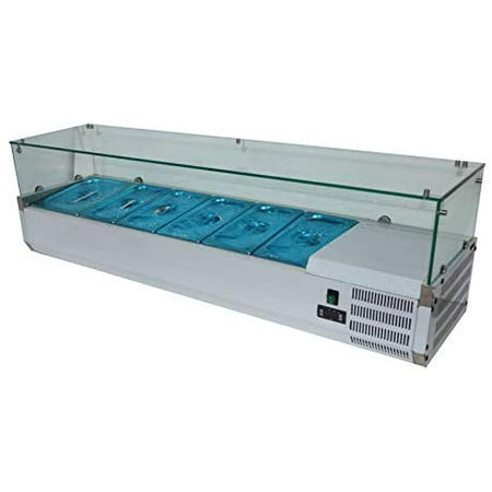 Intbuying Commercial 59 Refrigerated Countertop Sandwich Pizza