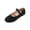 Black, variant on Gealkoca Womens Mary Jane Flats with Strap Shoes Women Dressy Comfortable Walking Shoes Casual Work Round Toe Flats Business Office Ballet Flats
